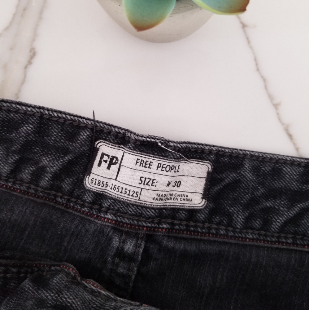 Free People High-waisted Button Fly Shorts - Picture 7 of 10